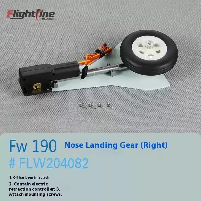 FreFukFlightline 1100mm Fw-190 accessoires d'avion Fuselage ailes principales queue plate cockpit train d'atterrissage fil