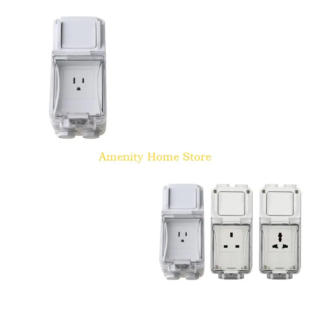 

F26C Водонепроницаемая садовая розетка США, замена электрической настенной розетки