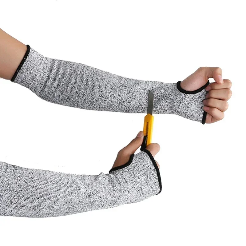 Anti-Puncture Protection Arm Sleeve Cut Resistant Arm Guard Protector Sports Work Safety Bracers 1Pc Level 5
