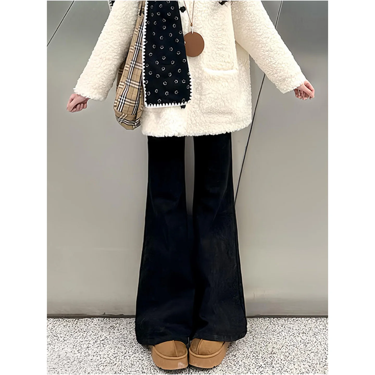 

Джинсы женские прямые с высокой талией, широкими штанинами, в американском стиле, весенняя новинка, длиной в пол, с легким расклешением