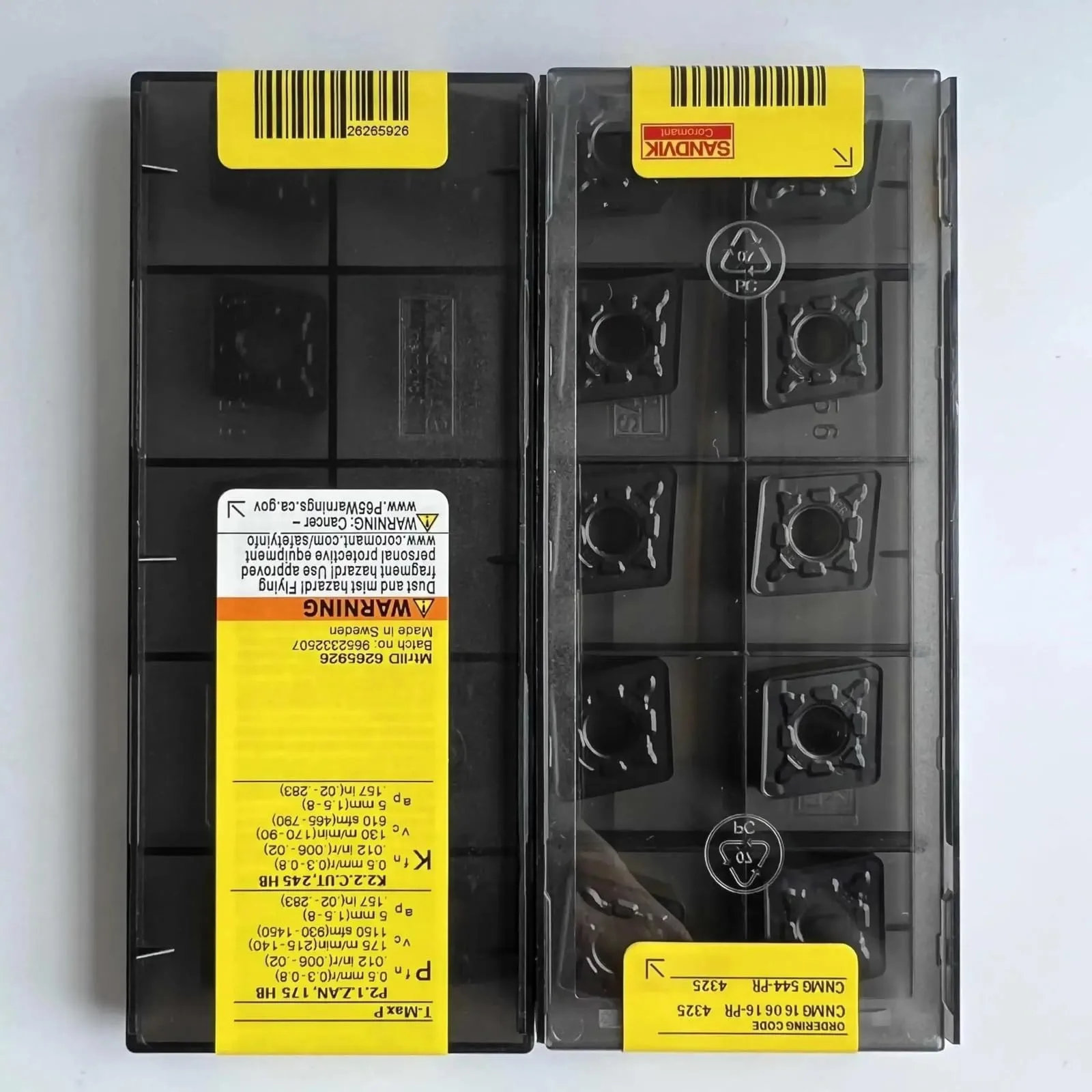 

Оригинальный SANDVIK/CNMG160616-PR 4325/лезвие с ЧПУ из твердого сплава, 10 шт.