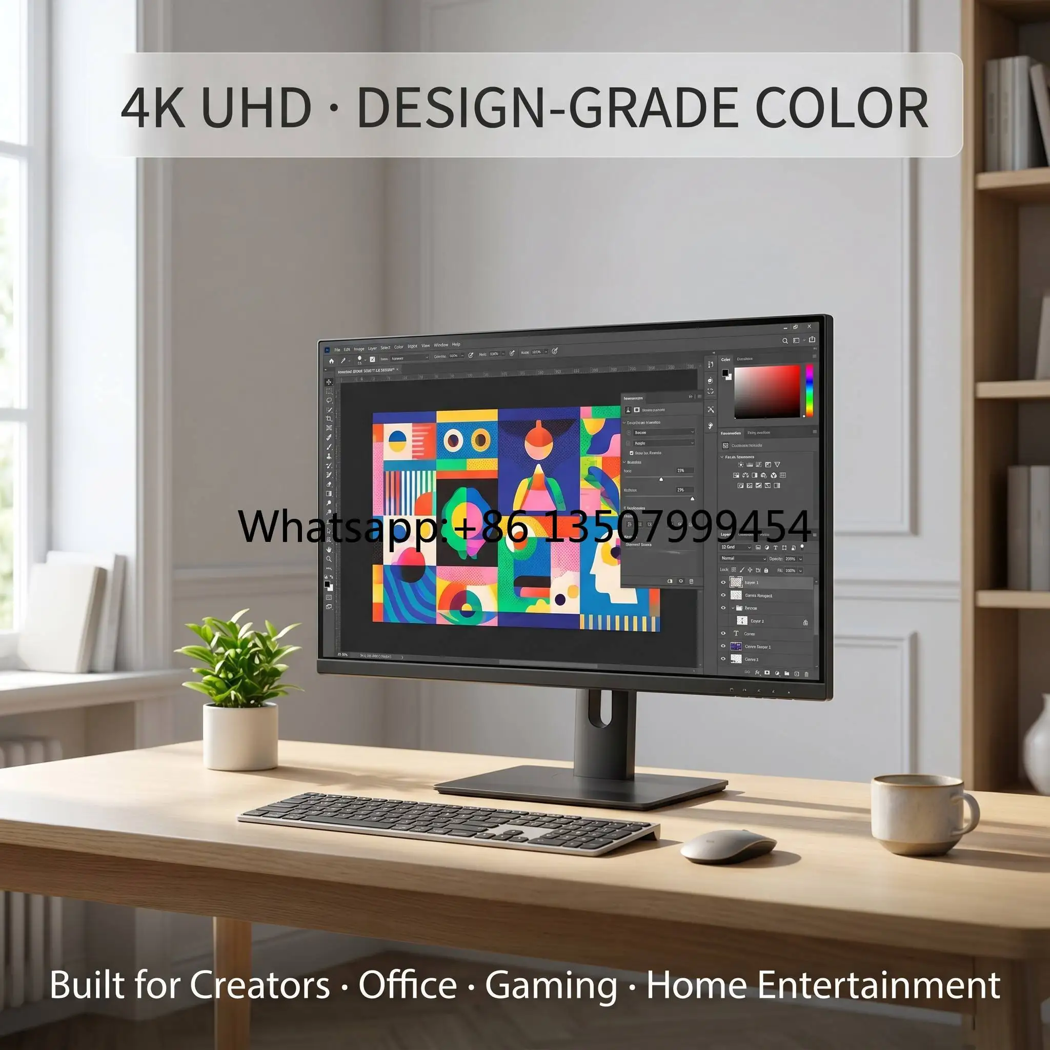 27 Inch 4K UHD Desktop Monitor | OEM/ODM Supplier | Wholesale | Private Label
