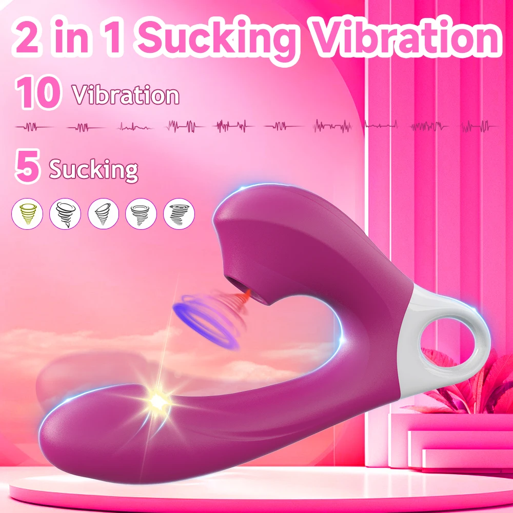 Adult Toys Forplay Games 2 IN 1 Sucking Dildo Vibrator Rose Clit Sucker Vagina G Spot Massager Female Masturbator Sex Machine