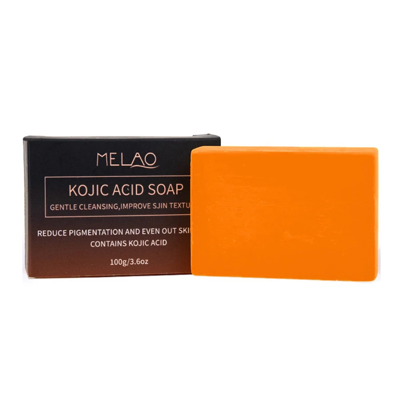 صابون MELAO-Kojic مصنوع يدويًا مع صابون يد لطيف ، تنظيف عميق ، أسود ، بقعة ، بيع بالجملة من المصنع ، عبر الحدود