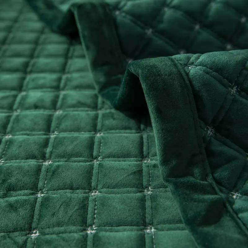 Imagem -05 - Capa de Sofá de Veludo Acolchoado Moderno Slipcovers Assentos Loveseat Capa de Sofá de Pelúcia Sólido Macio l Forma Poltrona Sofá Toalha em Verde