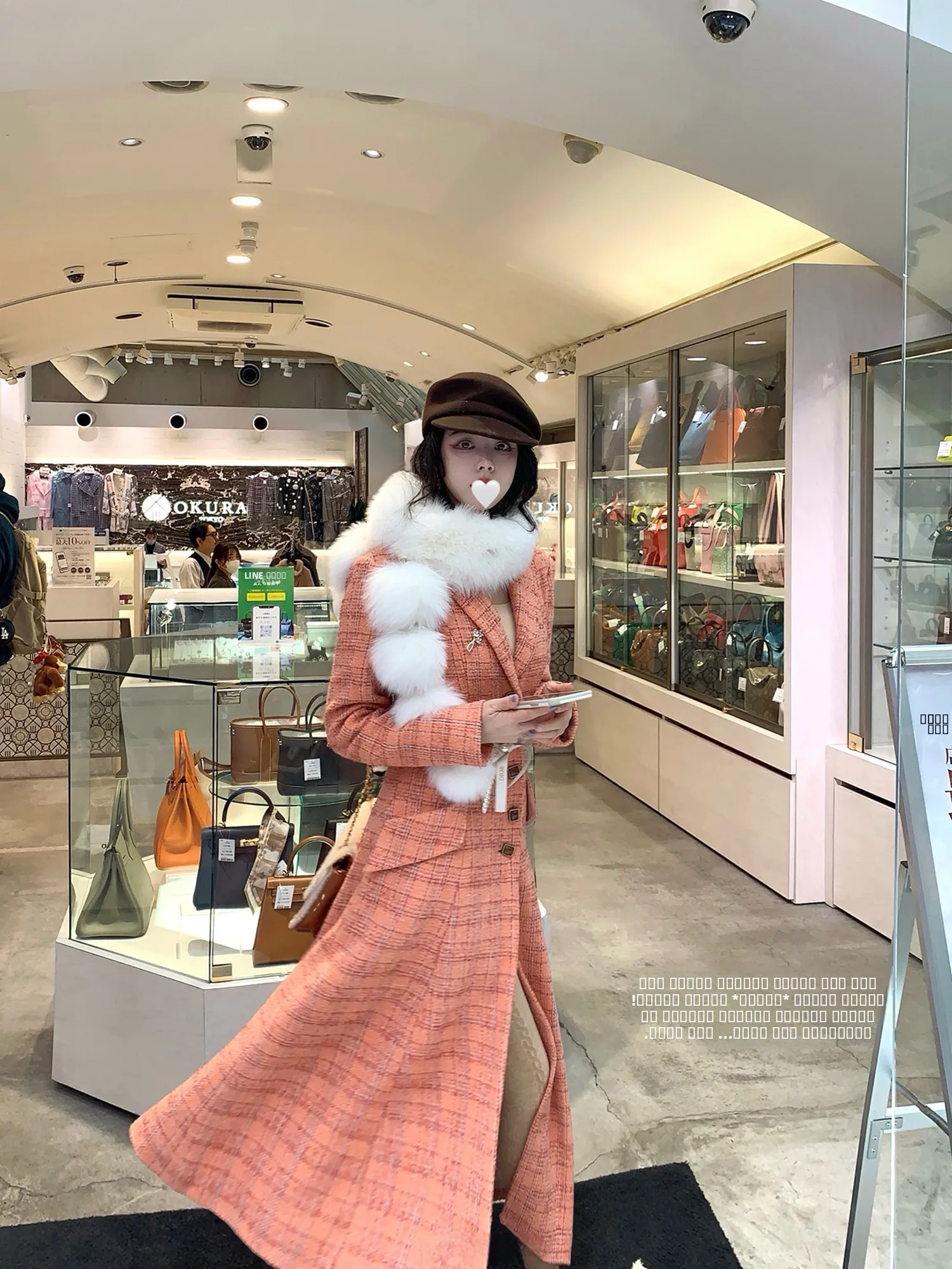 

Eees Vintage Retro Woolen Skirt Sle Women's Coat 3D Tailoring Slim Fit Long Sve Double Breasted Lapel Coat for Winter