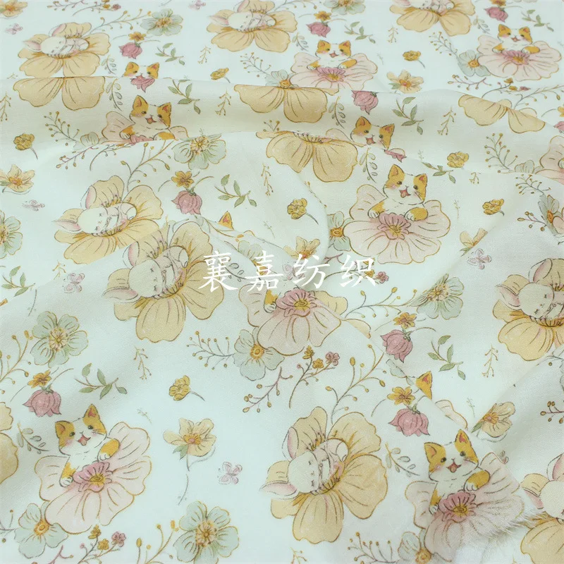 

Bamboo Fiber Double-layer Gauze Cartoon Digital Printing Baby and Children's Clothing, Pajamas, Bedding Fabric