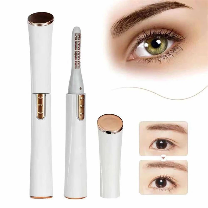 Electric Perm Eyelash Curler Portable Heated Eyelash Curler Quick Heating Natural Eyelash Curler Long Lasting Makeup Tools