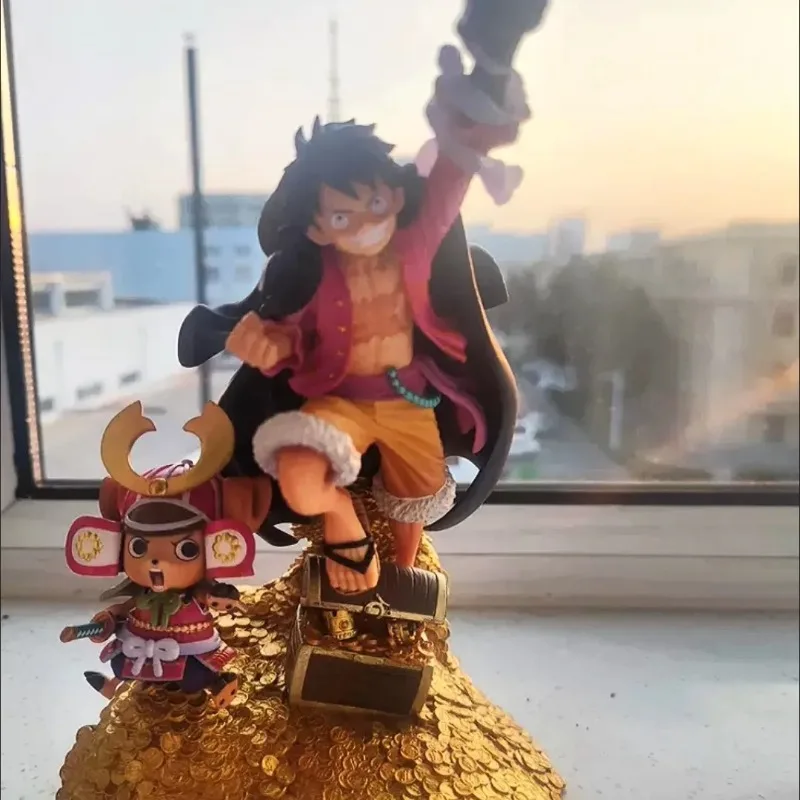 Een Stuk FiguartsZero Luffy Chopper Honderd Schilderachtige Vlekken WT100commemorate Nami Zoro Anime Figuur Gift Japanse Bandai Banpresto