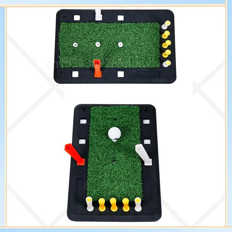

-SPOR Golf Hitting Mat Mini Training Practice Rubber Pad Golf Impact Practice Mat For Swing Chipping Putting