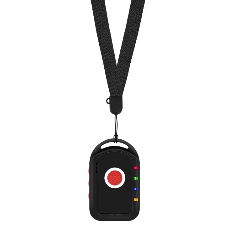 2026 4G Smart Medical Alert Home System GPS Tracker for Elderly with Necklace Alert SOS Panic Emergency Button Fall Down Alarm