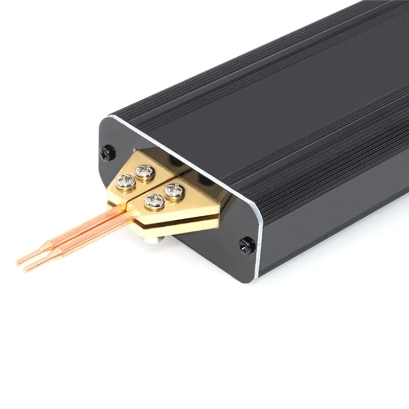 

1 шт., ручной аппарат для точечной сварки, черный алюминиевый сплав, микро-USB, 5 В, 18650/21700, липо-батареи, сварка никелевых листов-AA70