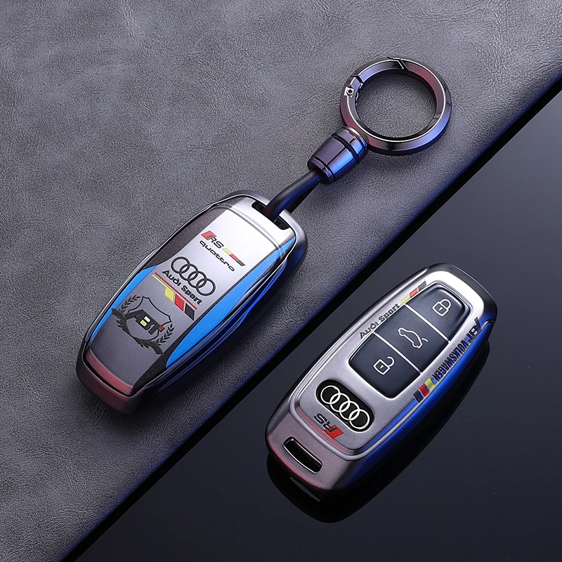 

Soft TPU Car Smart Key Case Cover Fob Shell Bag for Audi TT TTS RS 8S A4 A4L A5 A6 Q5 Q7 S4 S5 S7 B9 4m 8W Accessories