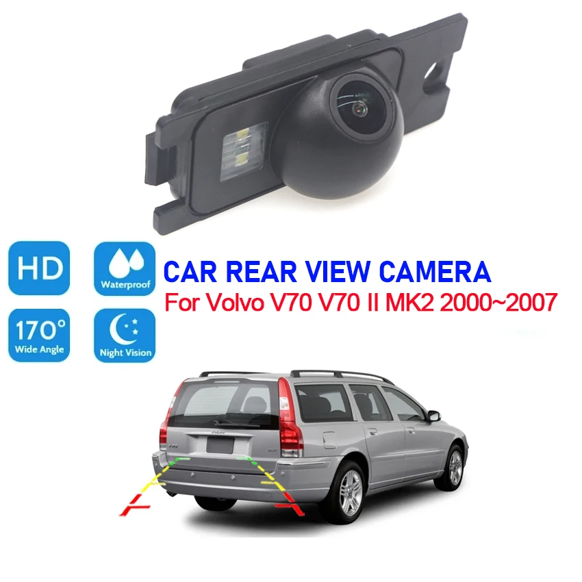 Rear View Reverse Camera For Volvo V70 V70 II MK2 2000 2001 2002 2003 2004 2005 2006 2007 CCD Full HD Night Vision Backup Camera