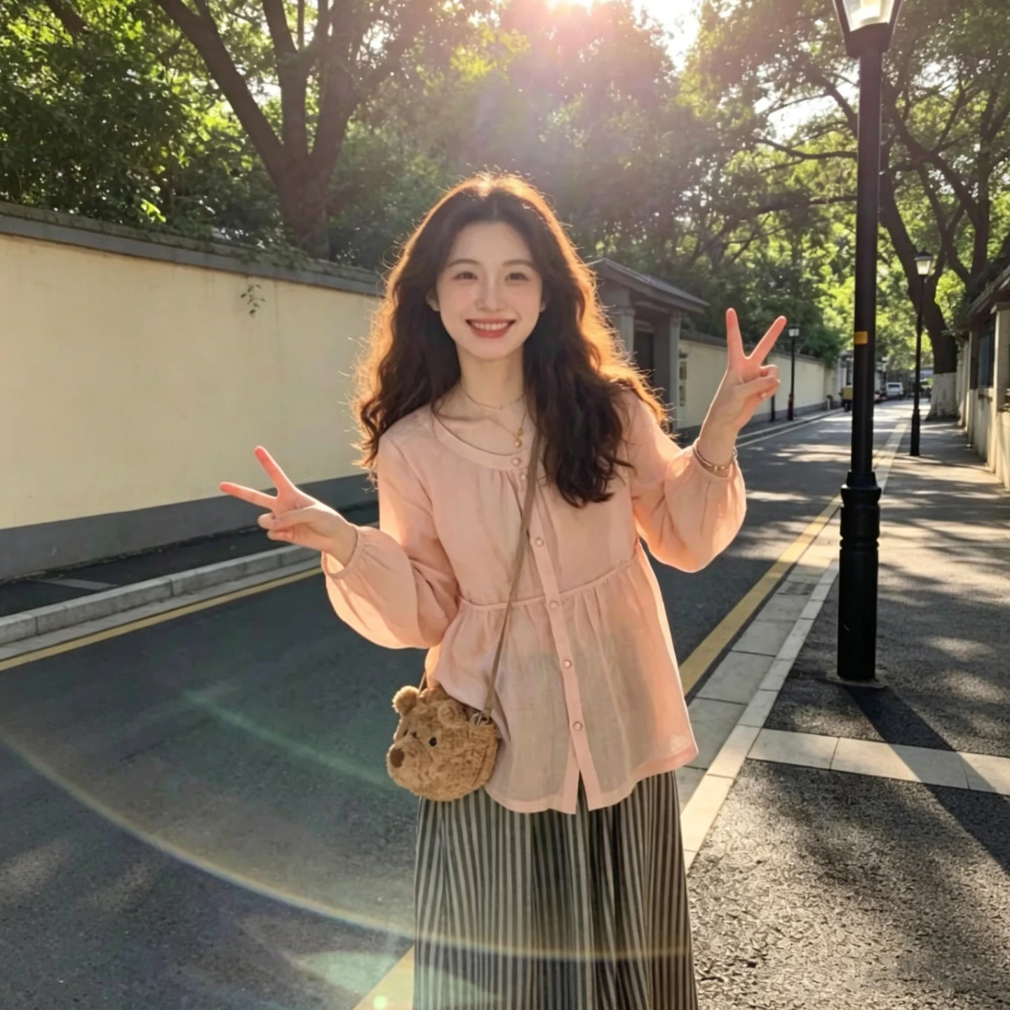 

Шикарная розовая женская рубашка с длинным рукавом для защиты от солнца, лето 2026, уникальный красивый новый стиль, корейская версия, прямой крой, для повседневной носки