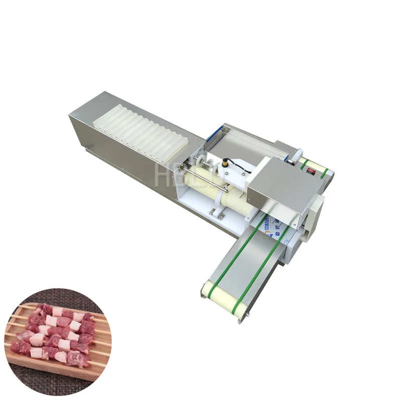 Stainless Steel Barbecue Skewer Making Machine Beef, Bamboo, Chicken, Pork Skewer Machine