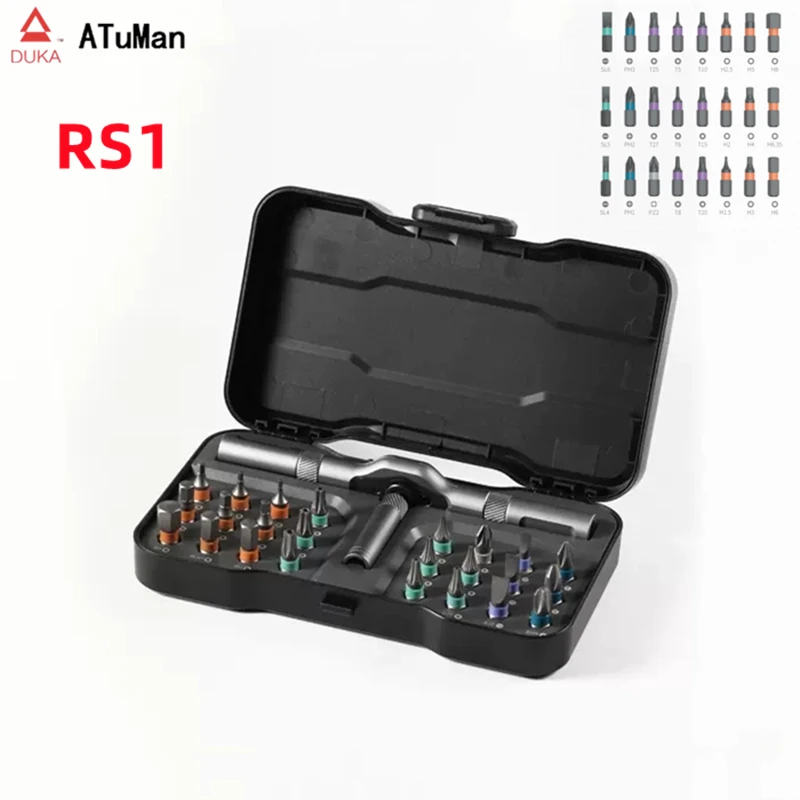 Youpin DUKA(Atuman) RS1 24 in1 متعددة الأغراض اسئلة وجع مفك S2 بت المغناطيسي أدوات مجموعة لتقوم بها بنفسك أداة إصلاح المنزلية