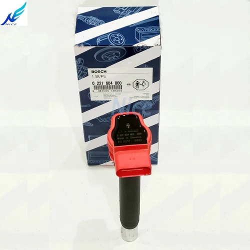 Imagen 2 del producto 4 piezas/6 piezas nueva bobina de encendido roja BOSC-H V-W Touareg Aud-i R8 bobinas A4 S5 A8 4,2 FSI 0221604800 06E 905115 G Bobinas rojas
