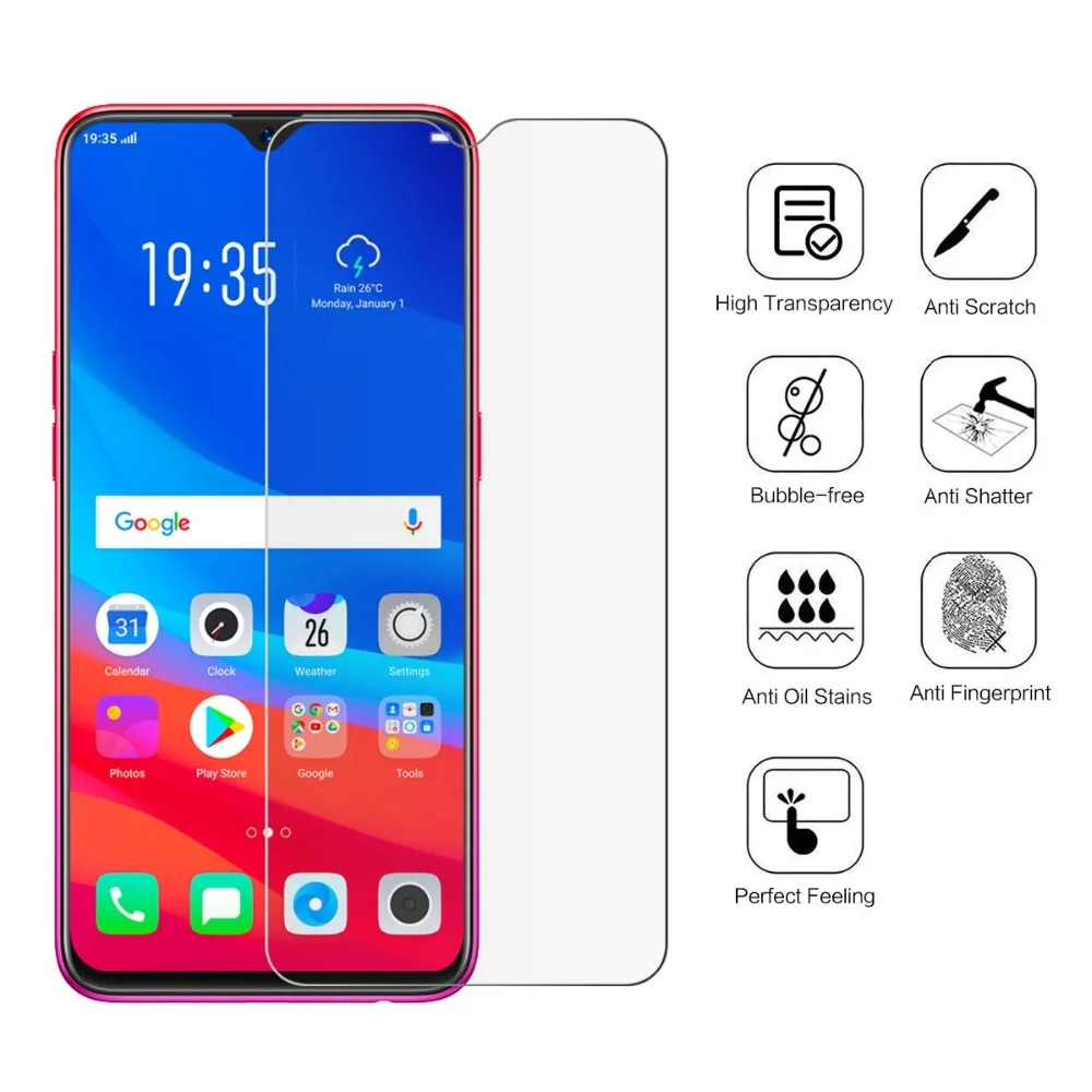 9H Tempered Glass For UMIDIGI A3S X Z2 One A3 S3 A5 Pro F1 PLAY Screen Protector For UMI F1 F2 One Max Power 3 Protective Film