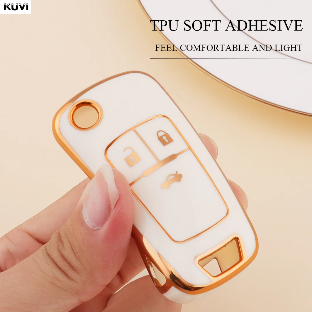 3 4 أزرار حافظة مفاتيح السيارة من البولي يوريثان الحراري لسيارة شيفروليه كروز أفيو تراكس شراع ماليبو لأوبل فوكسهول أسترا كورسا ميريفا إنسيجنيا #5