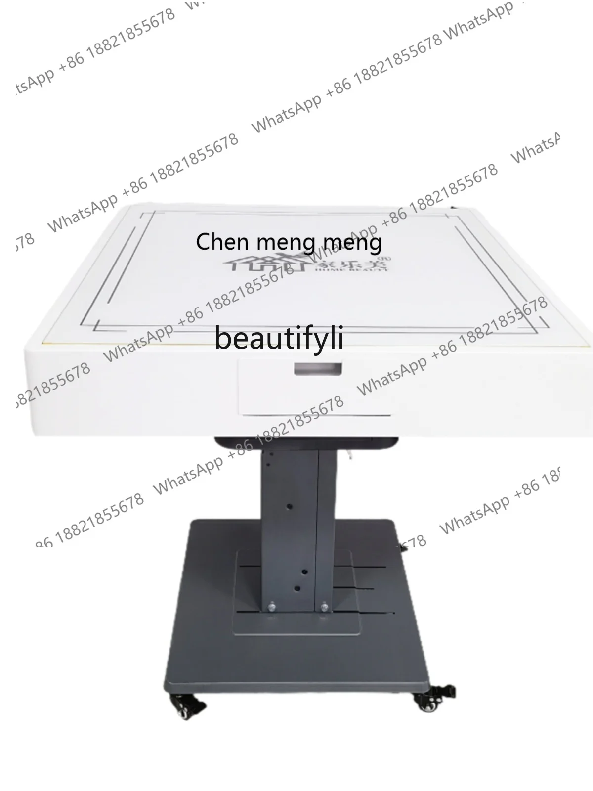 S7486 ss Small Mahjong Machine Mahjong Table Double Drive Folding Electric Heating Roller Coaster Shrink Folding