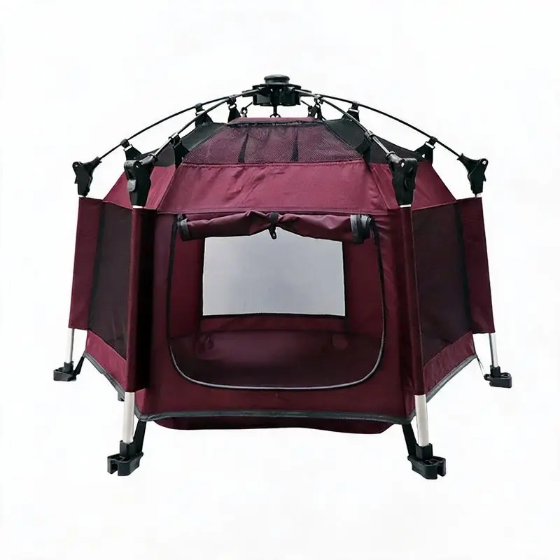 Pet Tent Four Seasons Universal Cat and Dog Cabin Summer Outdoor Breathable Foldable Pet House Dog Tent view 5