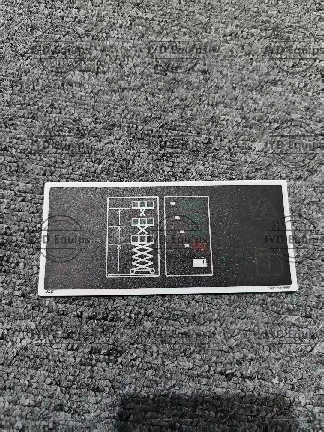 Plat Control Function Decal 1001218285 1001218285B for JLG Scissor Lift 4045R