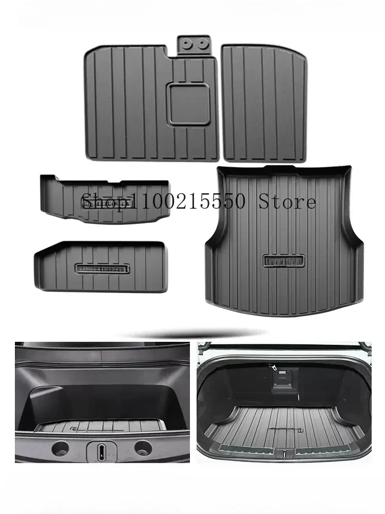 TPE Car Trunk Mats For Avatr 11 One One 2022 2023 2024 2025 5eat Waterproof Boot Covers Carpets Car Storage Pad Auto Accessories