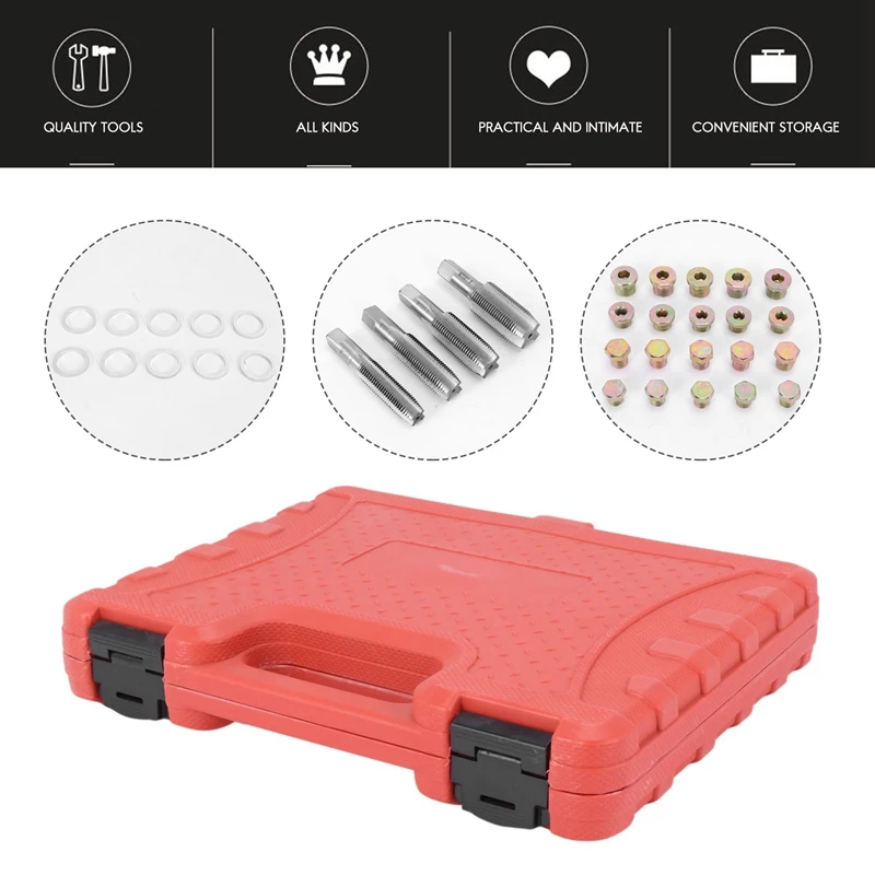 ABGG-64Pc น้ํามันด้ายชุดซ่อม Sump เกียร์ท่อระบายน้ําชุดเครื่องมือ M13 M15 M17 M20