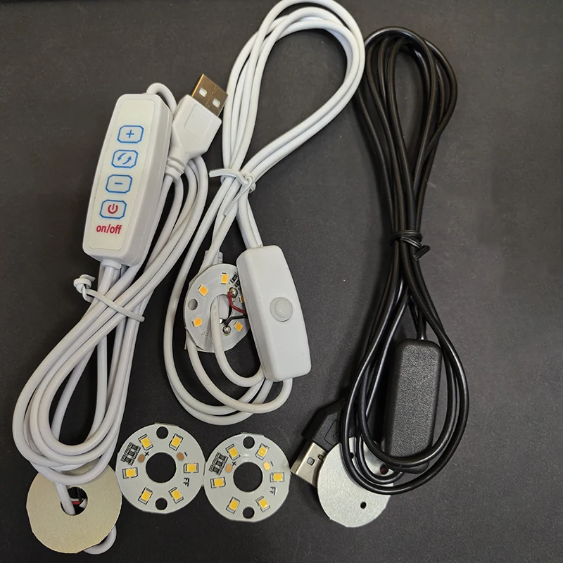 DC 5V 31mm 46mm 3W USB LED chip 2835 replace source Night Book tablet Lamp warm white color