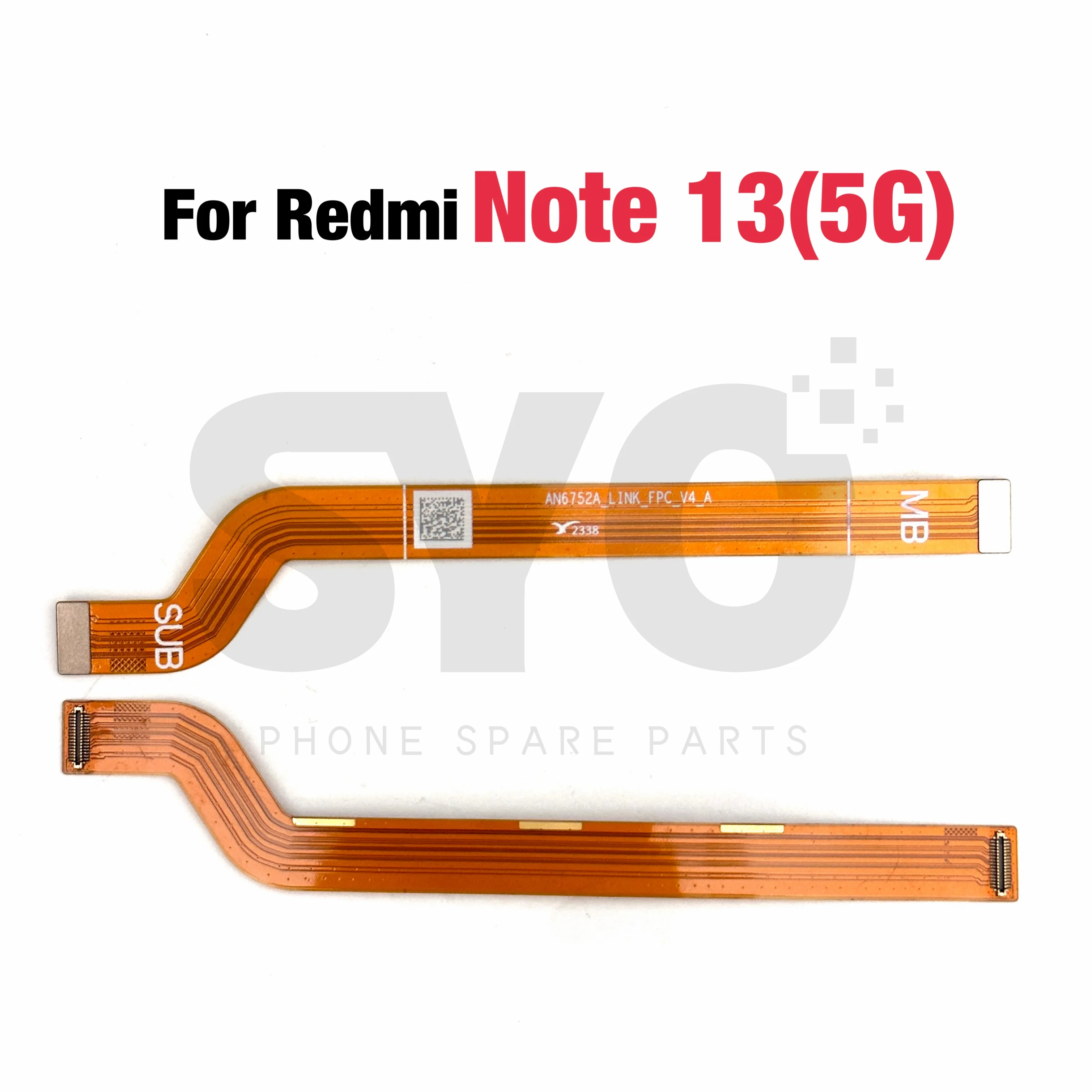 SYC Mainboard For Redmi Note 11 11S 12 13 Pro 4/5G Motherboard Flex Cable New Main Board Ribbon Connector Spare Parts