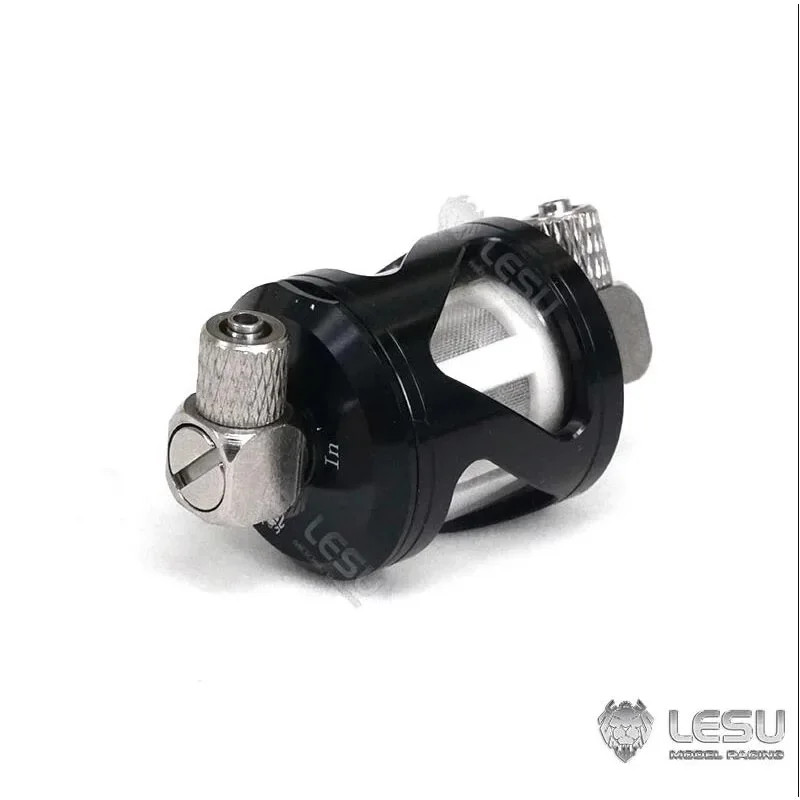 RC 1/14 LESU Metall-Ölfilter für Tamiya Hydraulikbagger, Lader, Muldenkipper für SCANIA MAN VOLVO Kipper-LKW DIY-Teile – Detail 4
