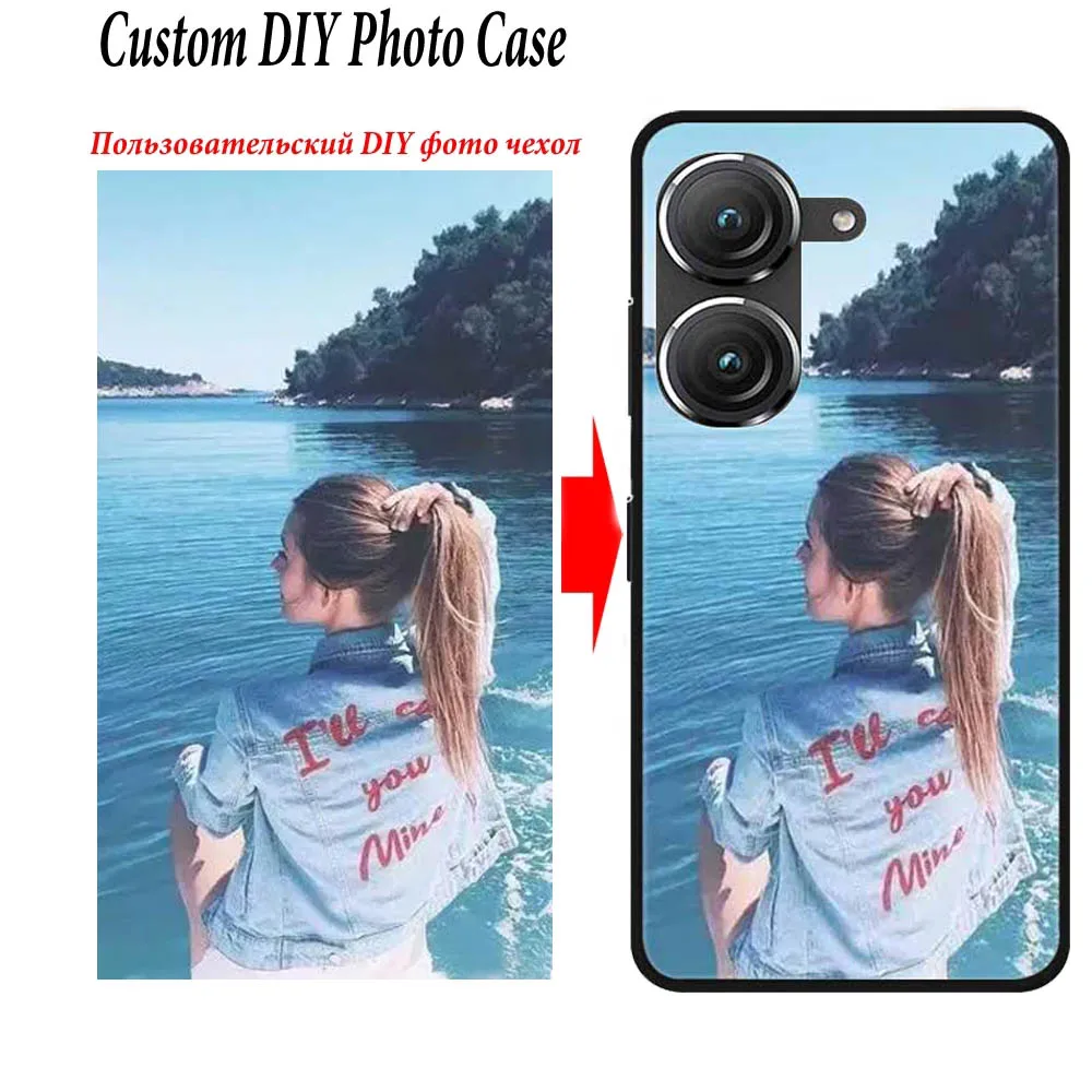 Customized Phone Cases For Asus Zenfone 9 9z 5G AI2202 Cover DIY Photo Picture Design Para on Zenfone8 8 ZS590KS Silicone Fundas