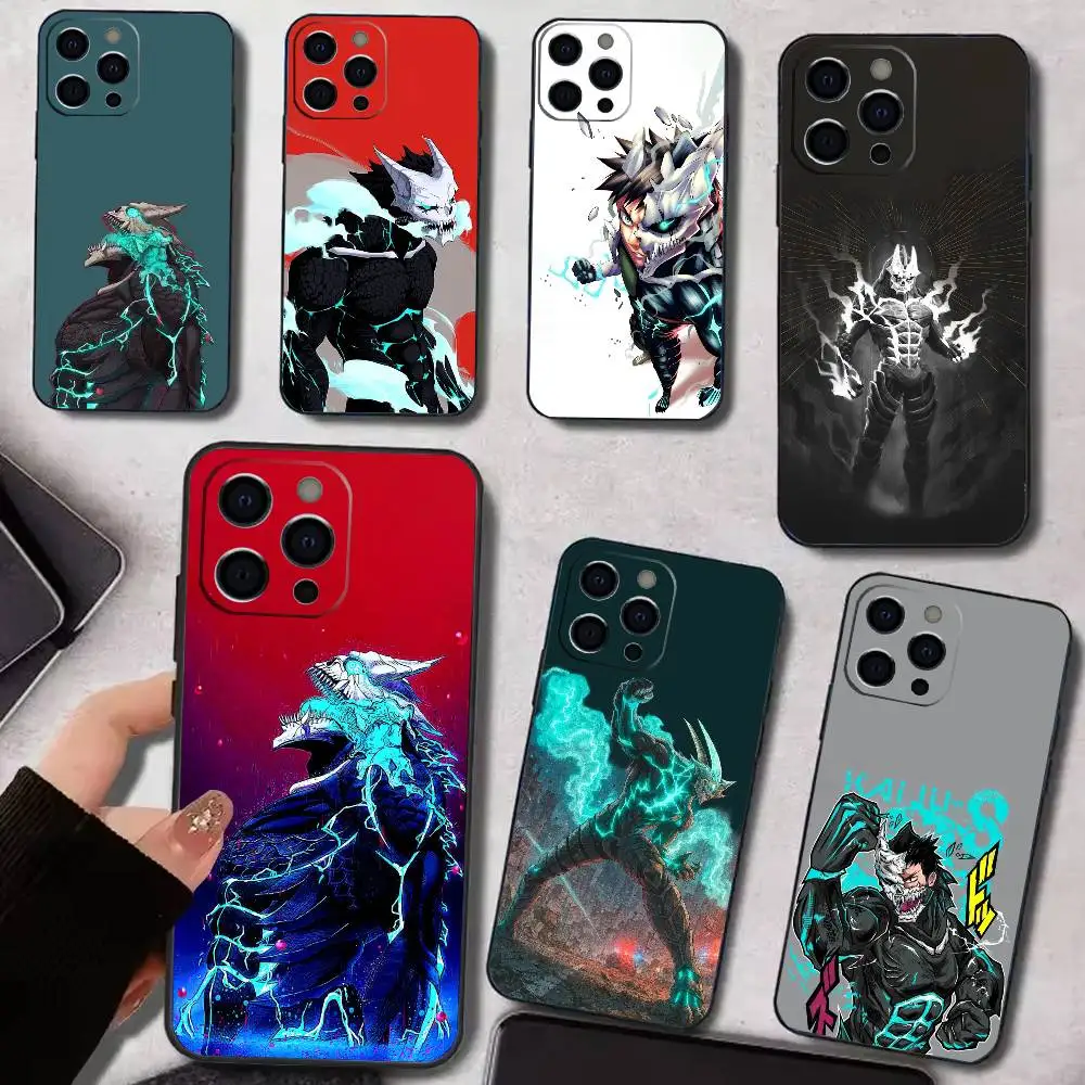 

Hot Anime No. 8 K-Kaiju Phone Case Silicone Soft For IPhone 17 16 15 14 13 12 11 X XR Plus Pro Max Plus