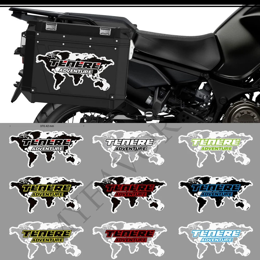 For YAMAHA ADVENTURE TENERE 700 /1200XT SUPER 2018-2020 Motorcycle Luggage Aluminium Trunk Cases Tank Pad Protection Stickers