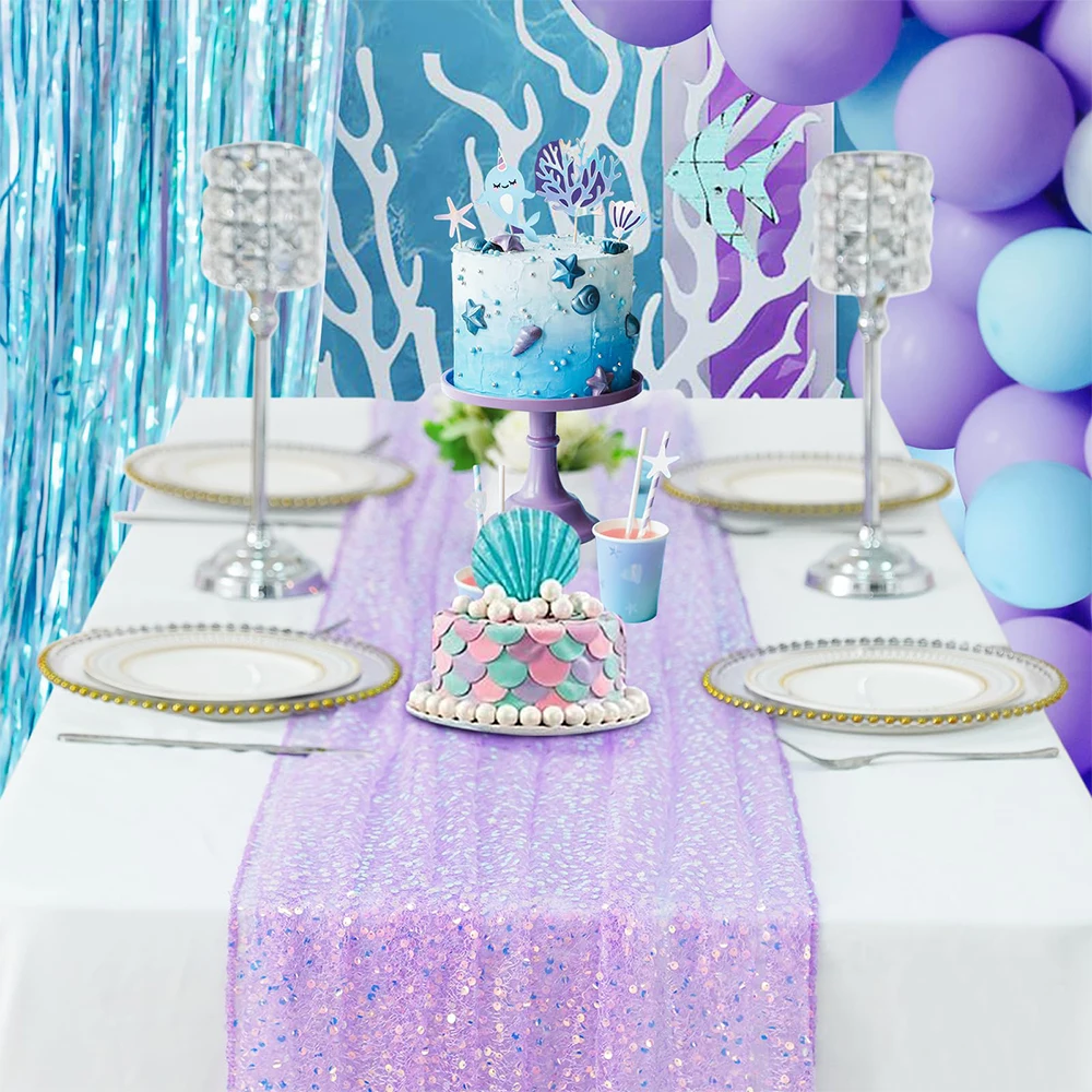 Taplak Meja Putri Duyung Warna - Christmas Table Runner ulasan dan harga