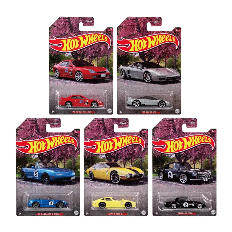 

НОВЫЕ Hot Wheels 1:64 GDG44 японские автомобили Honda Prelude Acura NSX MAZDA MX-5TOYOTA 2000GT коллекция литая под давлением модель тележки из сплава