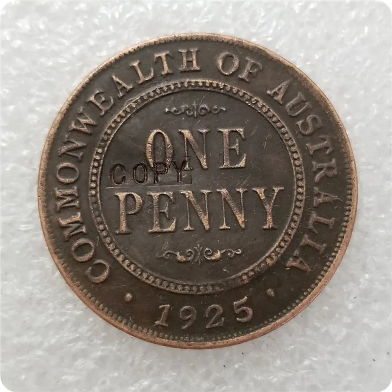 1925 AUSTRALIAN PENNY(circulate) COPY commemorative coins-replica coins medal coins collectibles