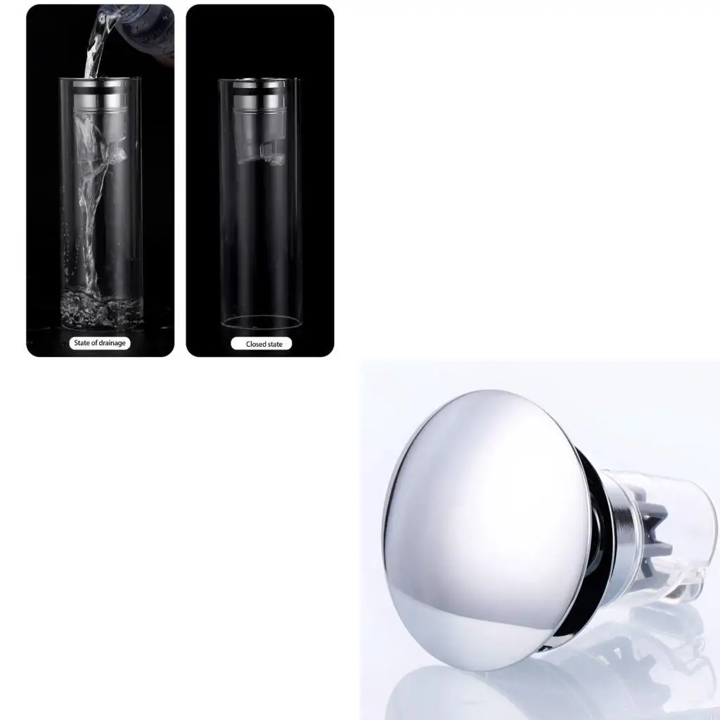 

Drain Filter Sink Plug Push Type Bounce Cores Sink Drain Strainer Enduring