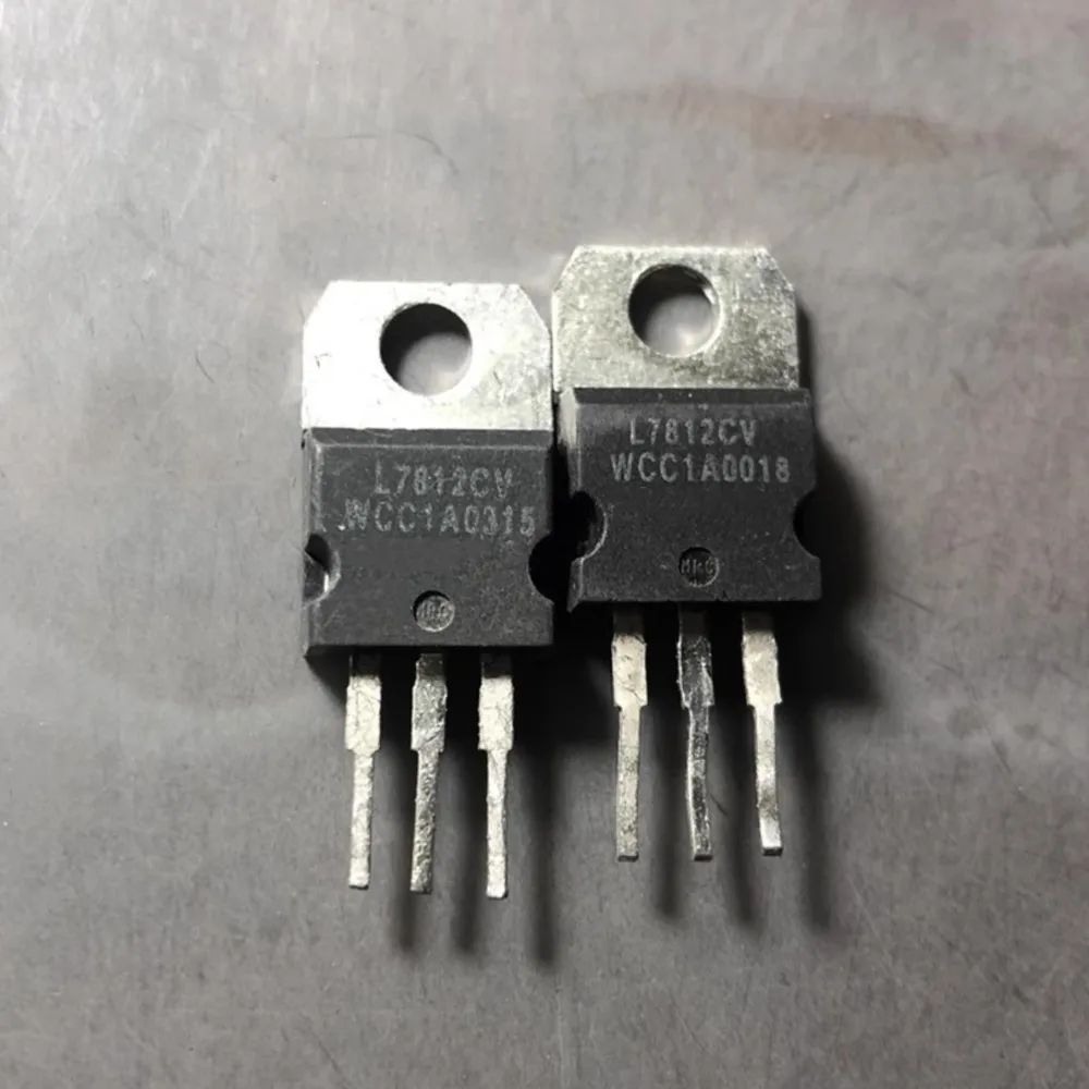 Used 10pcs/lot L7812CV IC REG LINEAR 12V 1.5A TO-220