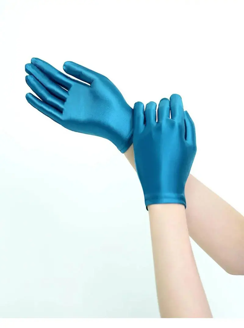 

Sun Protection Gloves for Women And Girls Opera Party Wedding Bride Etiquette Gloves Ladies Fashionable Protective Gloves