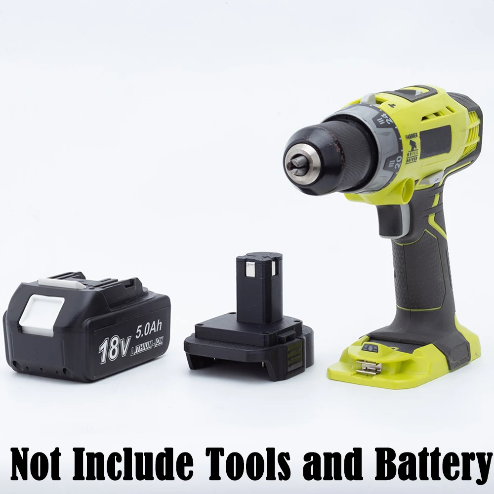 

For Makita 18V Lithium Battery Adapter to for Ryobi ONE+ 18V Cordless Tools Accessories(Not include tools and battery)