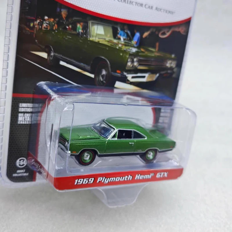 

GreenLight 1:64 1969 1970 Plymouth Cuda/HEMI GTX-F8 модель автомобиля из сплава, орнамент, сувенир, коллекция, подарок для хобби