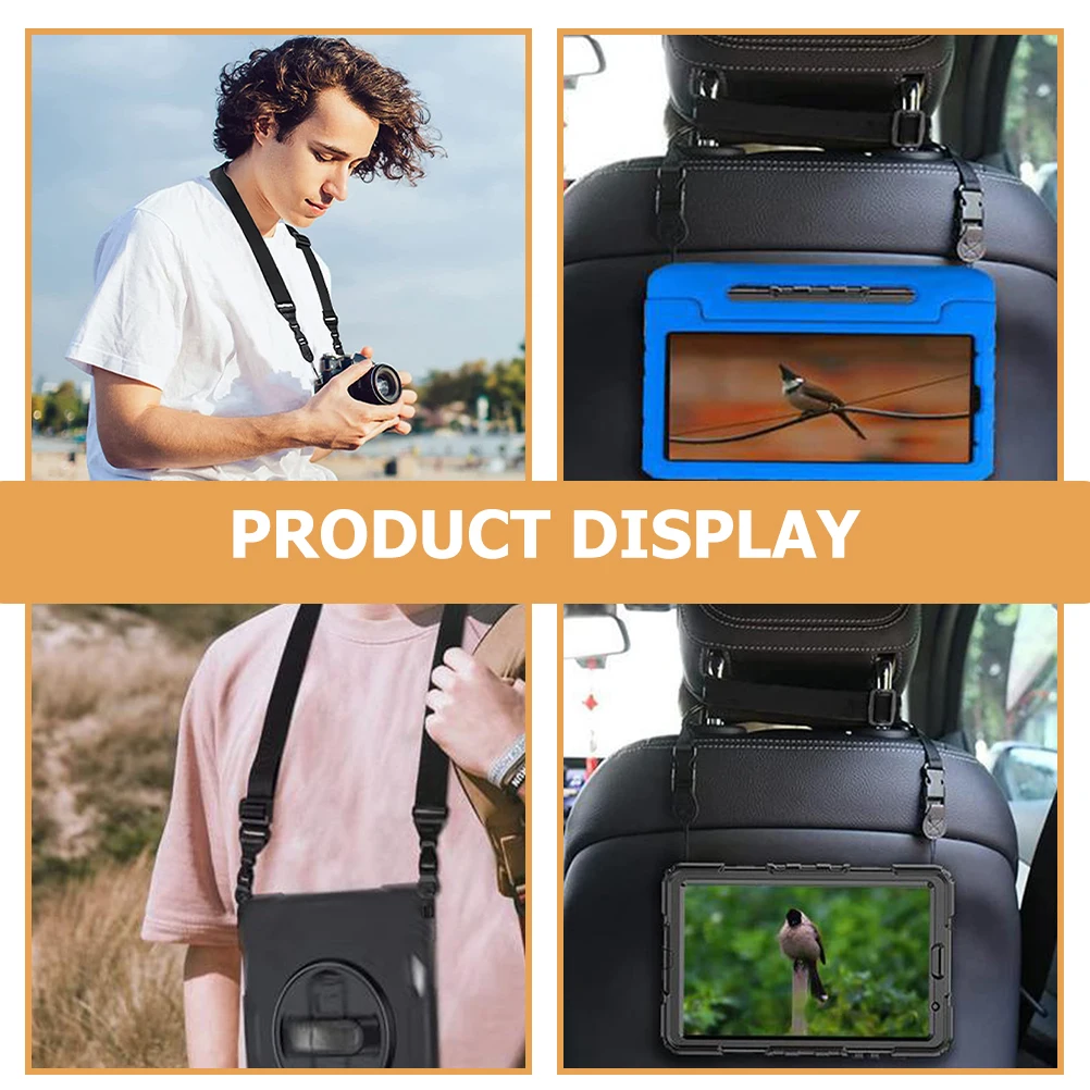 

3pcs Adjustable Shoulder Strap For Camera Bag Replacement Belt Crossbody Laptop Harness Wide Soft Comfortable Clip On Alloy