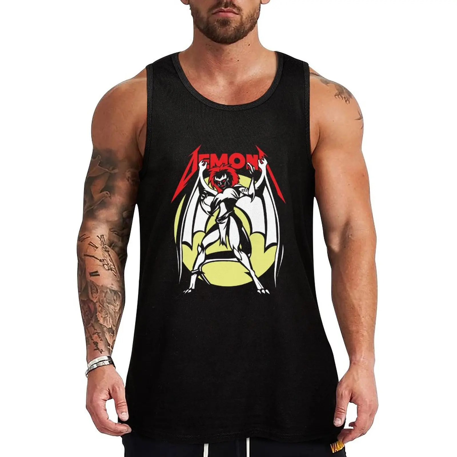 Demona Hunter Moon Tank Top fitness clothing for men T-shirt sports