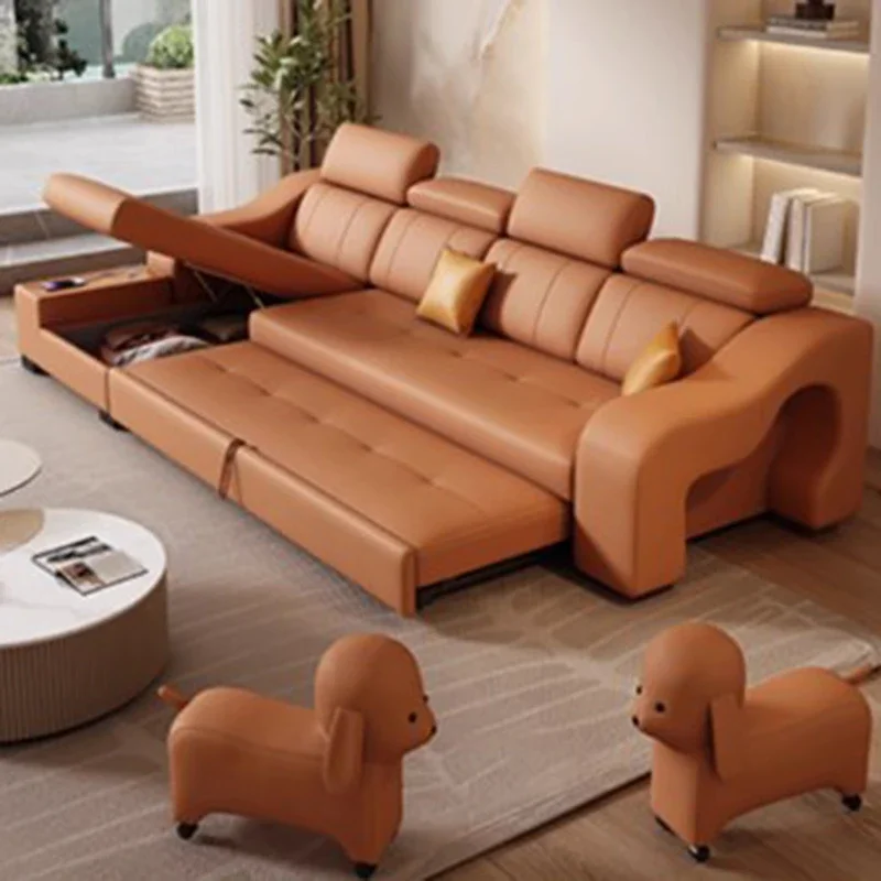 

Modern Lazy Unique Sofas Bedroom Hotel Large Recliner Armchair Sofas Nordic Orange Divani Da Soggiorno Living Room Furniture