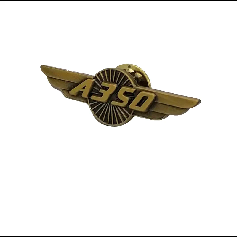 Imagem -03 - Misturados Air Vintage Aviação Emblemas Piloto Airbus 50 Peças