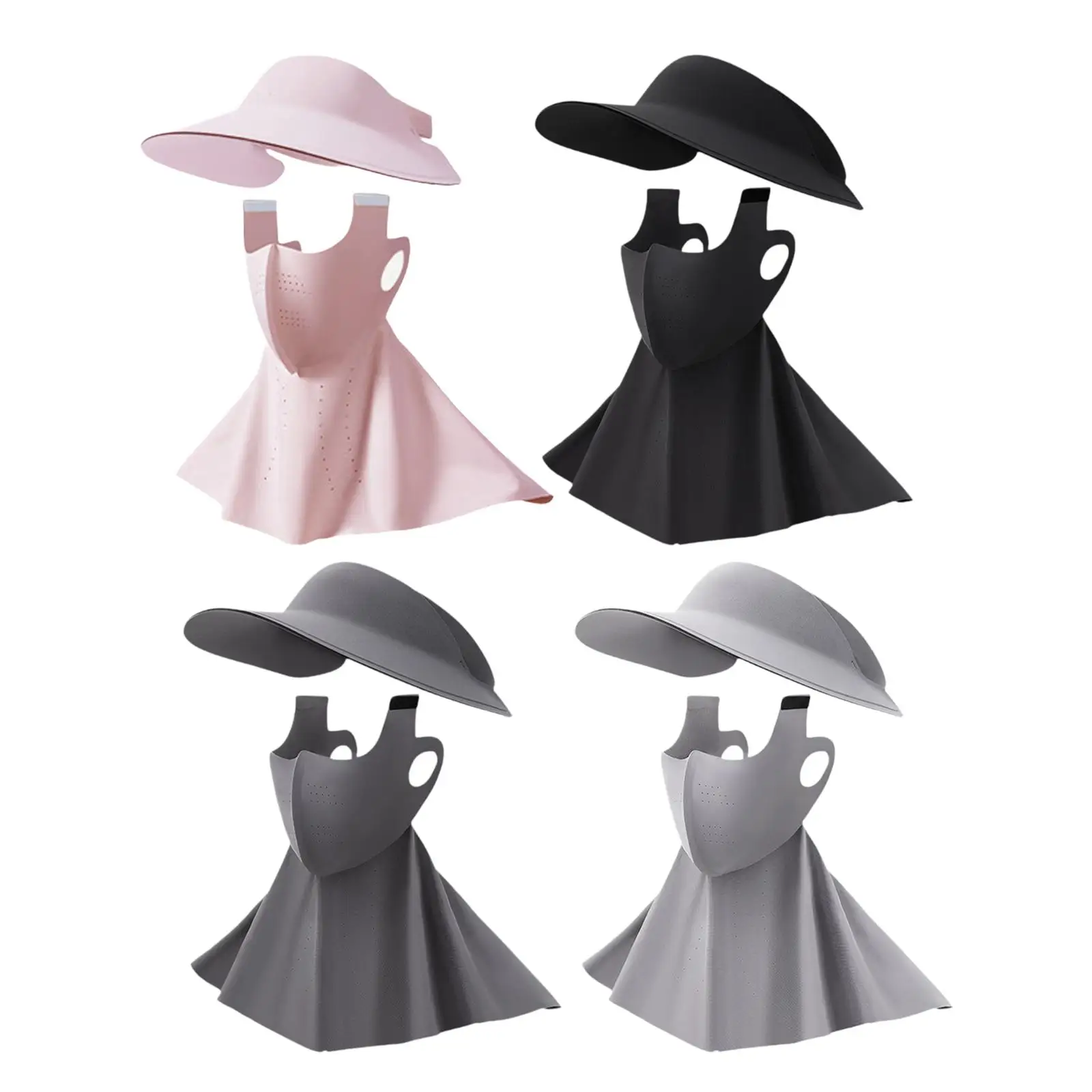 

Шляпа от солнца, крышка для лица, ушная петля для женщин для экскурсионных занятий на свежем воздухе, работы