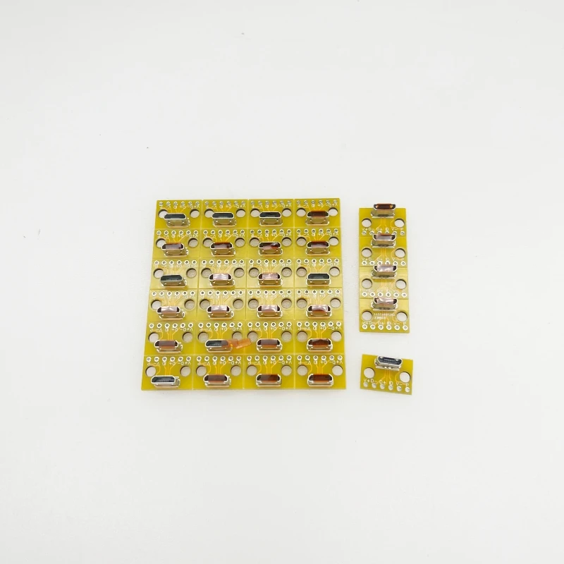 

1/5PCS Vertical MICERO USB female PCB adapter socket 180 degrees vertical female test with data charging board