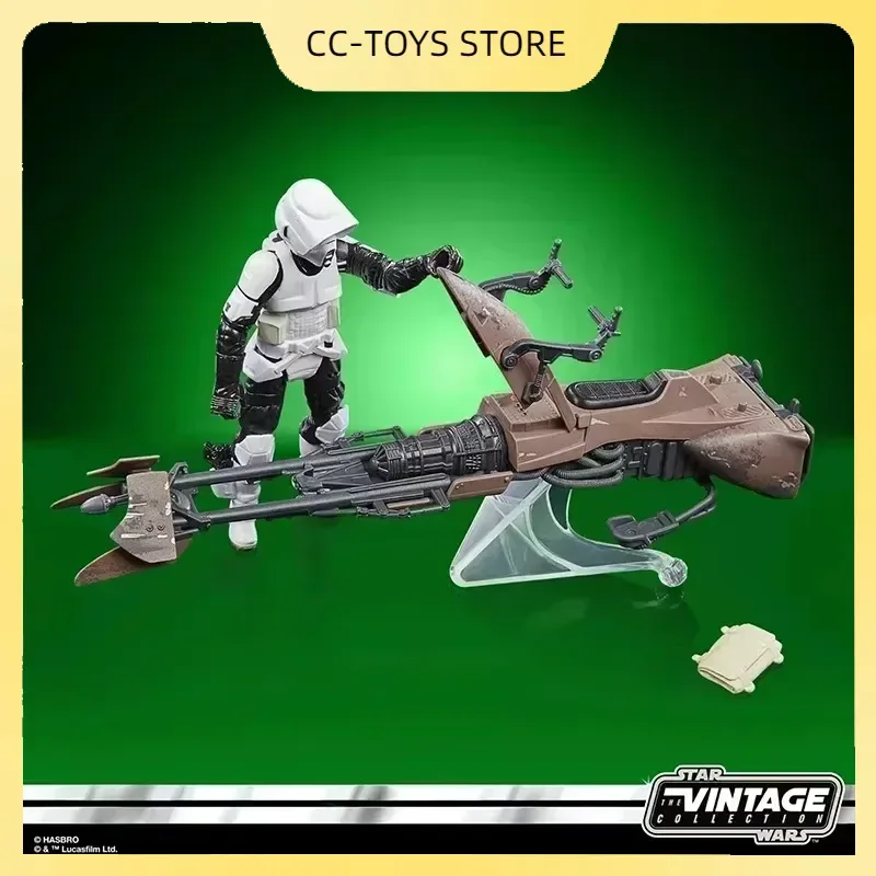 

Звездные войны, винтажная коллекция, спидерный велосипед, джедай возвращается, ретро-скаутинг-солдат, мультяшная модель декора, детские подарки на день рождения